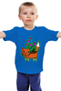 Заказать детскую футболку в Москве. Детская футболка классическая унисекс Лисичка-цветочница от Kelli Relli - готовые дизайны и нанесение принтов.