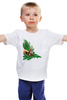 Заказать детскую футболку в Москве. Детская футболка классическая унисекс Белочка с шишками на елке. от Zorgo-Art  - готовые дизайны и нанесение принтов.