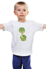 Заказать детскую футболку в Москве. Детская футболка классическая унисекс Змея. от Romanova - готовые дизайны и нанесение принтов.