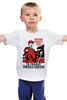 Заказать детскую футболку в Москве. Детская футболка классическая унисекс Obama Red Army от Leichenwagen - готовые дизайны и нанесение принтов.