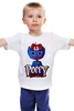 Заказать детскую футболку в Москве. Детская футболка классическая унисекс Poppy Playtime - Хагги Вагги и кукла от weeert - готовые дизайны и нанесение принтов.