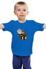 Заказать детскую футболку в Москве. Детская футболка классическая унисекс Злая пчела от ПРИНТЫ ПЕЧАТЬ  - готовые дизайны и нанесение принтов.