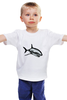 Заказать детскую футболку в Москве. Детская футболка классическая унисекс Акула от Picasso - готовые дизайны и нанесение принтов.