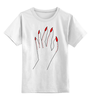 Заказать детскую футболку в Москве. Детская футболка классическая унисекс Женская рука от Wax  - готовые дизайны и нанесение принтов.