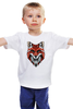 Заказать детскую футболку в Москве. Детская футболка классическая унисекс Лисица от oldman - готовые дизайны и нанесение принтов.