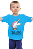 Заказать детскую футболку в Москве. Детская футболка классическая унисекс Unicorn (Единорог) от coolmag - готовые дизайны и нанесение принтов.