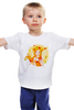 Заказать детскую футболку в Москве. Детская футболка классическая унисекс Девочка - осень от Ирина - готовые дизайны и нанесение принтов.