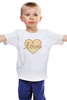 Заказать детскую футболку в Москве. Детская футболка классическая унисекс Сердечко от Илья Щеблецов - готовые дизайны и нанесение принтов.
