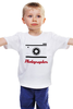 Заказать детскую футболку в Москве. Детская футболка классическая унисекс Фотограф от fanart - готовые дизайны и нанесение принтов.