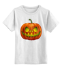 Заказать детскую футболку в Москве. Детская футболка классическая унисекс pumpkin от queen  - готовые дизайны и нанесение принтов.