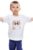 Заказать детскую футболку в Москве. Детская футболка классическая унисекс Кошка от cherdantcev - готовые дизайны и нанесение принтов.