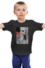 Заказать детскую футболку в Москве. Детская футболка классическая унисекс Девушка с маками от printik - готовые дизайны и нанесение принтов.