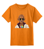 Заказать детскую футболку в Москве. Детская футболка классическая унисекс Ганди хипстер от skynatural - готовые дизайны и нанесение принтов.