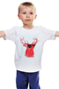 Заказать детскую футболку в Москве. Детская футболка классическая унисекс Deer от хэлен - готовые дизайны и нанесение принтов.