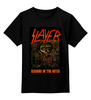 Заказать детскую футболку в Москве. Детская футболка классическая унисекс Slayer-Season In The Abyss 1990 от Илья - готовые дизайны и нанесение принтов.