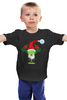 Заказать детскую футболку в Москве. Детская футболка классическая унисекс Анти Санта от IrinkaArt  - готовые дизайны и нанесение принтов.