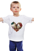 Заказать детскую футболку в Москве. Детская футболка классическая унисекс Любить друг друга вечно от Антон Величко - готовые дизайны и нанесение принтов.