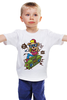 Заказать детскую футболку в Москве. Детская футболка классическая унисекс Собака Рэпер от Amerikanka - готовые дизайны и нанесение принтов.