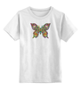 Заказать детскую футболку в Москве. Детская футболка классическая унисекс бабочка от DenTen - готовые дизайны и нанесение принтов.