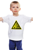 Заказать детскую футболку в Москве. Детская футболка классическая унисекс взрывоопасность от Дмитрий Тарасов - готовые дизайны и нанесение принтов.