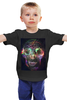 Заказать детскую футболку в Москве. Детская футболка классическая унисекс Skull - 17 от Vladec11 - готовые дизайны и нанесение принтов.