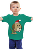 Заказать детскую футболку в Москве. Детская футболка классическая унисекс Собачка от Romanova - готовые дизайны и нанесение принтов.