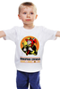 Заказать детскую футболку в Москве. Детская футболка классическая унисекс "Пожарная служба" - оригинальная коллекция от СмурФасон - готовые дизайны и нанесение принтов.