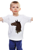 Заказать детскую футболку в Москве. Детская футболка классическая унисекс Лошадь от aleks_say - готовые дизайны и нанесение принтов.