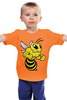 Заказать детскую футболку в Москве. Детская футболка классическая унисекс Злая оса от BeliySlon - готовые дизайны и нанесение принтов.
