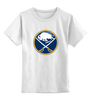 Заказать детскую футболку в Москве. Детская футболка классическая унисекс Buffalo Sabres / NHL USA от KinoArt - готовые дизайны и нанесение принтов.