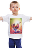 Заказать детскую футболку в Москве. Детская футболка классическая унисекс Лисенок от Дана Столыпина - готовые дизайны и нанесение принтов.