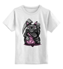 Заказать детскую футболку в Москве. Детская футболка классическая унисекс Rat Skull от Leichenwagen - готовые дизайны и нанесение принтов.