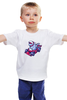 Заказать детскую футболку в Москве. Детская футболка классическая унисекс Динозавр на Картинге от trugift - готовые дизайны и нанесение принтов.