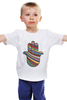 Заказать детскую футболку в Москве. Детская футболка классическая унисекс Хамса от BeliySlon - готовые дизайны и нанесение принтов.