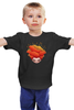 Заказать детскую футболку в Москве. Детская футболка классическая унисекс Девушка Цветок от printik - готовые дизайны и нанесение принтов.