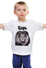 Заказать детскую футболку в Москве. Детская футболка классическая унисекс Царь. Лев. от kos2014 - готовые дизайны и нанесение принтов.