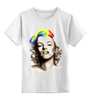 Заказать детскую футболку в Москве. Детская футболка классическая унисекс Marilyn Monroe от Vinli.shop  - готовые дизайны и нанесение принтов.
