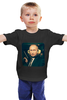 Заказать детскую футболку в Москве. Детская футболка классическая унисекс Vladimir Putin  от karbafoss - готовые дизайны и нанесение принтов.