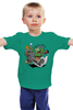 Заказать детскую футболку в Москве. Детская футболка классическая унисекс Зомби с гитарой от ПРИНТЫ ПЕЧАТЬ  - готовые дизайны и нанесение принтов.
