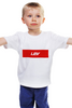Заказать детскую футболку в Москве. Детская футболка классическая унисекс  Имя Lev от THE_NISE  - готовые дизайны и нанесение принтов.