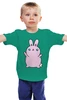 Заказать детскую футболку в Москве. Детская футболка классическая унисекс Зайчишка от skynatural - готовые дизайны и нанесение принтов.