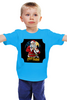 Заказать детскую футболку в Москве. Детская футболка классическая унисекс Дед Мороз от Leichenwagen - готовые дизайны и нанесение принтов.