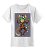 Заказать детскую футболку в Москве. Детская футболка классическая унисекс Кот. Cat Burglar от NorrD - готовые дизайны и нанесение принтов.