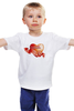 Заказать детскую футболку в Москве. Детская футболка классическая унисекс "Be my Valentine!" от Abstractiya - готовые дизайны и нанесение принтов.