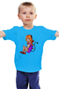 Заказать детскую футболку в Москве. Детская футболка классическая унисекс Девочка чертёнок  от ПРИНТЫ ПЕЧАТЬ  - готовые дизайны и нанесение принтов.