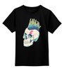 Заказать детскую футболку в Москве. Детская футболка классическая унисекс Череп Панка от skull - готовые дизайны и нанесение принтов.
