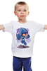 Заказать детскую футболку в Москве. Детская футболка классическая унисекс Супер воин от aleks_say - готовые дизайны и нанесение принтов.