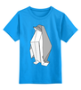 Заказать детскую футболку в Москве. Детская футболка классическая унисекс Пингвин Оригами от coolmag - готовые дизайны и нанесение принтов.
