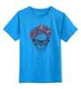 Заказать детскую футболку в Москве. Детская футболка классическая унисекс Череп Хипстера от printik - готовые дизайны и нанесение принтов.