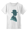 Заказать детскую футболку в Москве. Детская футболка классическая унисекс Джентельмен от BeliySlon - готовые дизайны и нанесение принтов.